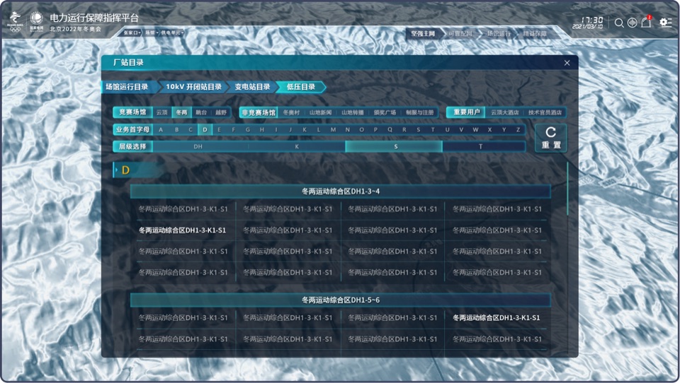 大型活动电力保障系统，低压配网运行